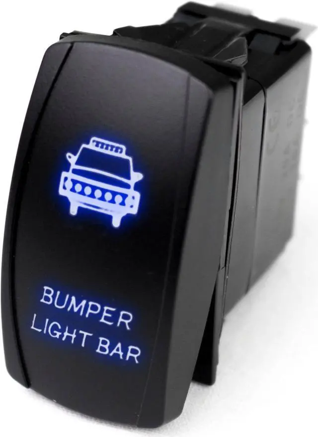 Main image of RSLJ3B - LED Rocker Switch w/ Blue LED Radiance (Bumper Light Bar)