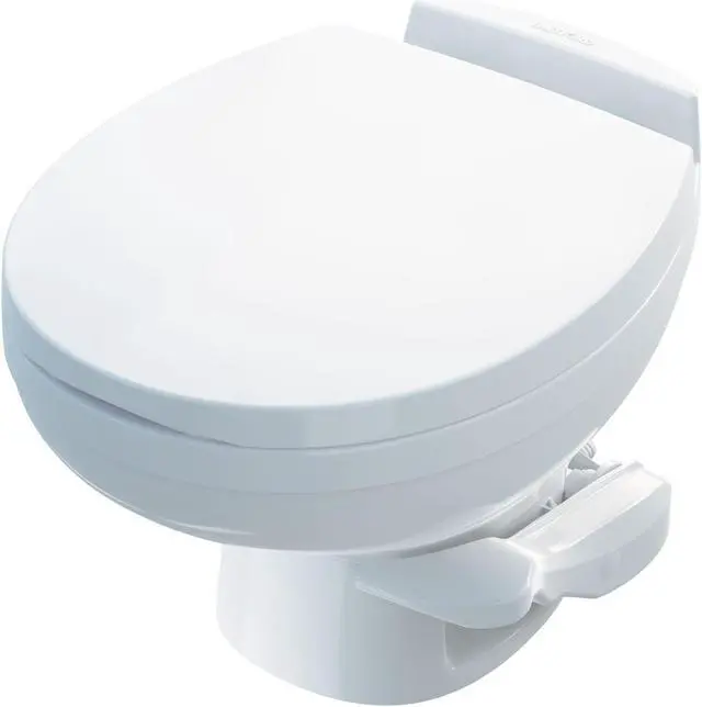 Alt view image 3 of 4 - Thetford 42170 Aqua-Magic Residence RV Toilet - Low Profile, White