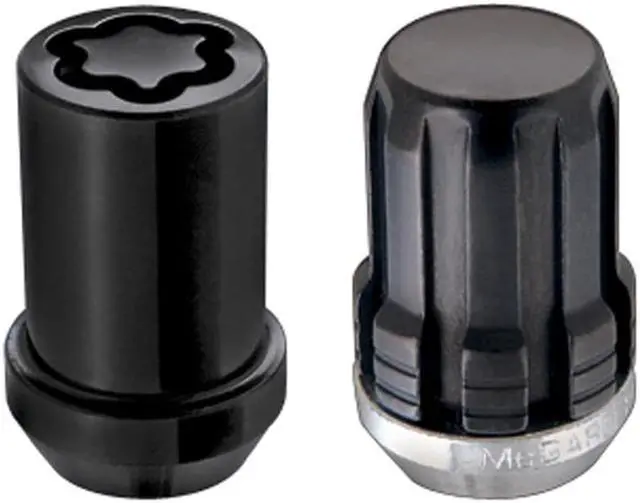 Alt view image 8 of 10 - McGard 65554BK Chrome/Black SplineDrive 5 Lug Wheel Install Kit (M12 x 1.25)