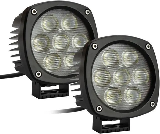 Alt view image 2 of 10 - RS-4CREE-35W-2 - HD Series 4.3in 35W/5,000LM Round CREE LED Spot Light (Pair)