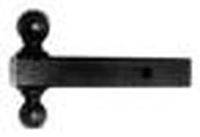 Alt view image 2 of 14 - BUYERS PRODUCTS 1802215 Dual Ball Hitch Solid Shank With Black Balls (2 in.,