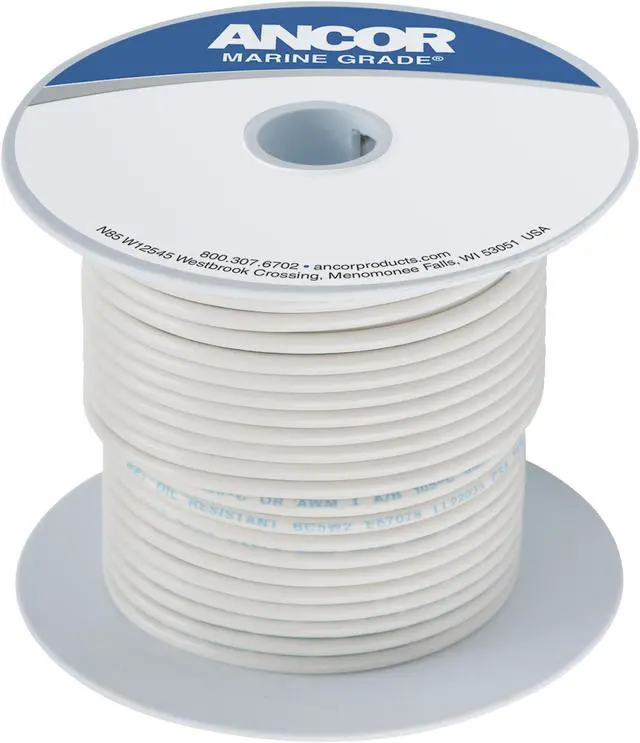 Alt view image 4 of 7 - Ancor White 12 Awg Tinner Copper Wire - 100'
