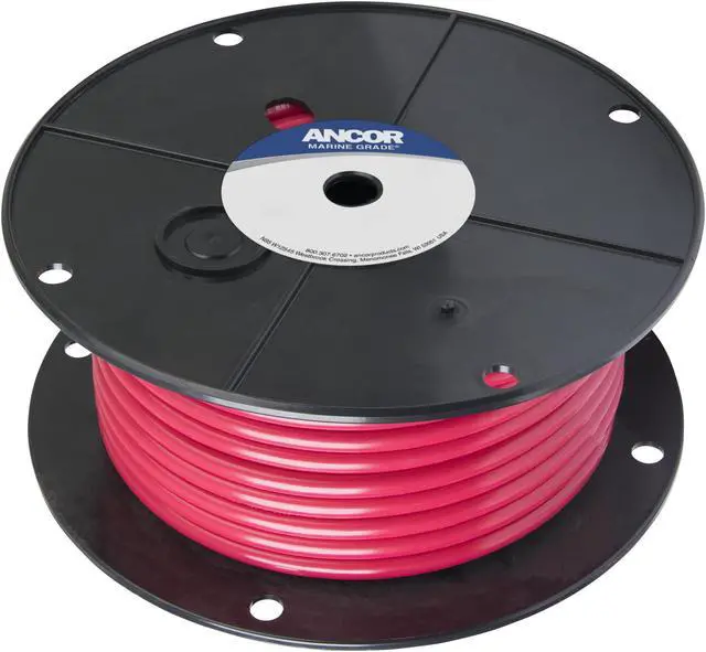 Alt view image 6 of 11 - Ancor Red 4 AWG Battery Cable - 100' [113510]