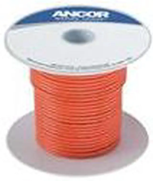 Alt view image 12 of 15 - Ancor Orange 14Awg Tinned Copper Wire - 100'