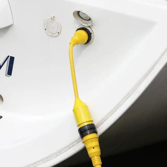 Alt view image 5 of 7 - Marinco 110A Pigtail Adapter - 30A Female to 50A Male