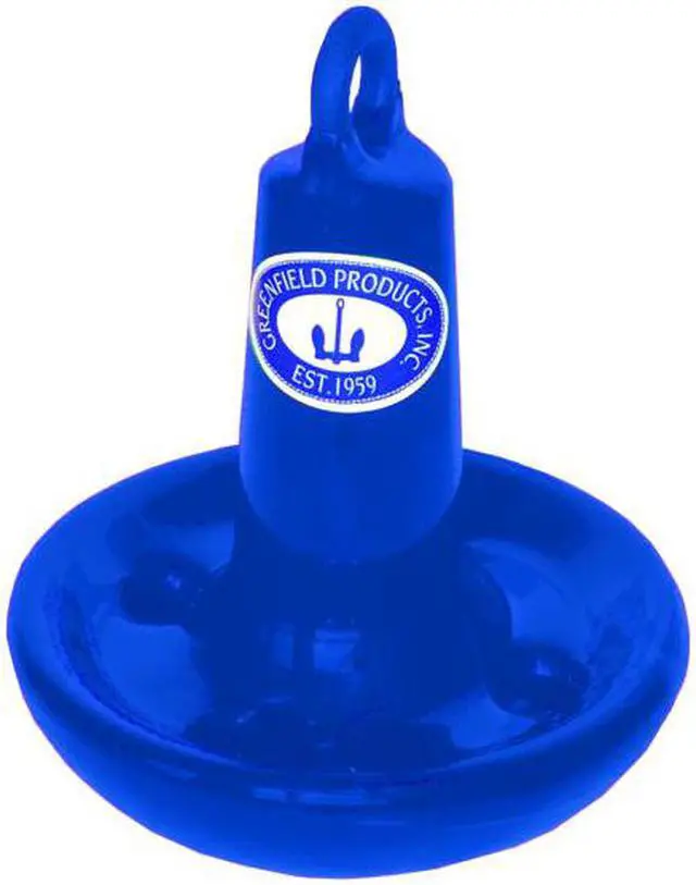 Alt view image 3 of 3 - Greenfield 515-R Vinyl Coated Mushroom Anchor - Royal Blue, 15 lb.