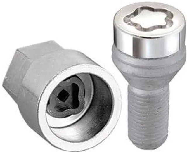Alt view image 2 of 20 - McGard 27226 Chrome Bolt Style Cone Seat Wheel Lock Set (M14 x 1.25)