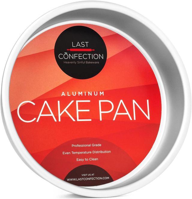 Last Confection 7 x 2 Aluminum Round Cake Pan - Professional Bakeware 