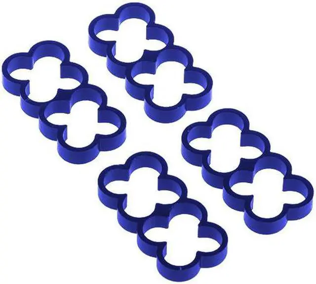 Main image of Alphacool Eiskamm Aluminum X8 - 4mm Blue - 4 pcs (24789)
