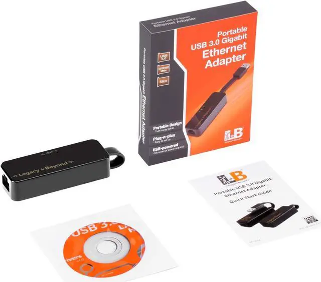 Alt view image 5 of 14 - SIIG Portable USB 3.0 Gigabit Ethernet Adapter