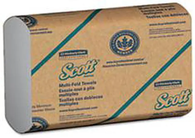 Main image of Scott Multifold Paper Towels, 9 1/5 X 9 2/5, White, 250/Pack, 16 Packs