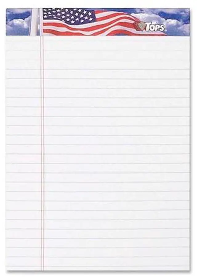 Alt view image 6 of 12 - Tops Writing Tablets Jr. Lgl Ruled 5"x8" 50 Sht/PD 3/PK WE 75103