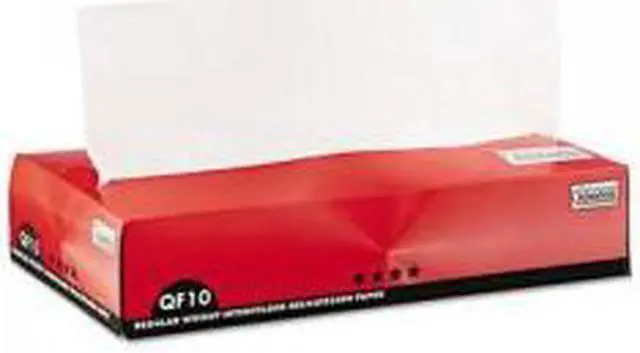 Main image of Bagcraft Papercon QF10 Interfolded Dry Wax Paper, 10 x 10 1/4, White, 500/Box, 12 Boxes/Carton, 1 Carton