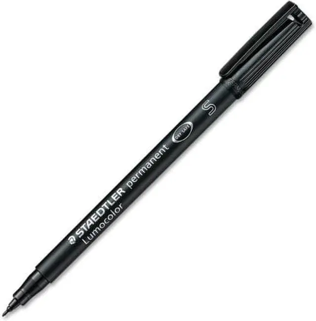 Alt view image 9 of 9 - Staedtler Fiber Tip Marker Permanent Superfine Black 3139