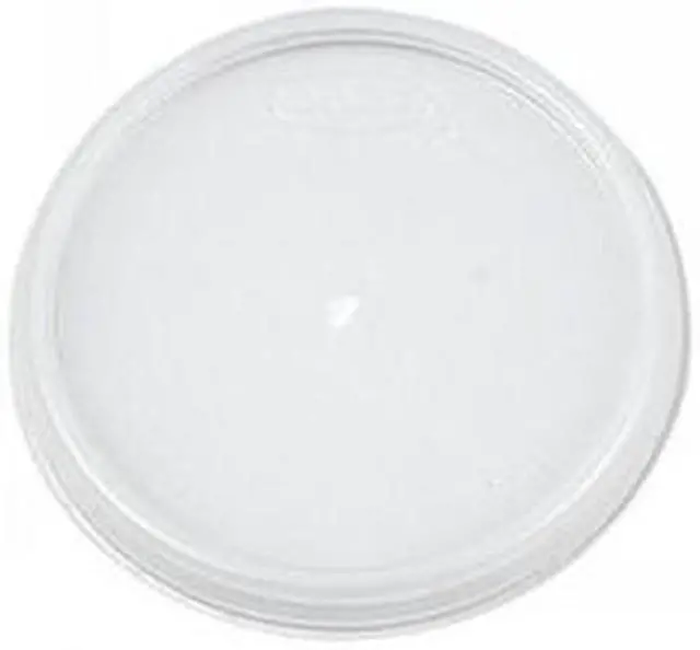 Main image of C-Vntd Foam Cup Lid F/4Oz Trans 10/100