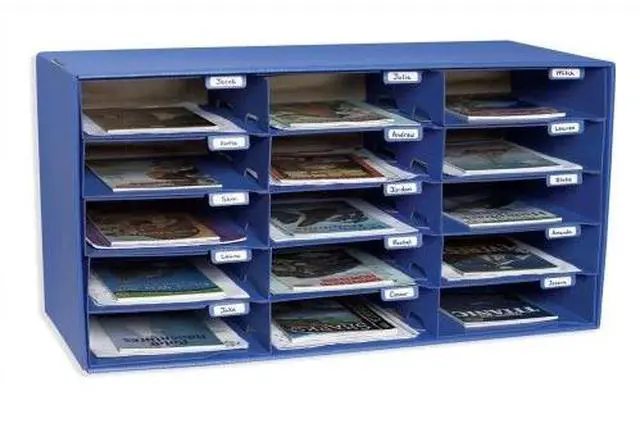 Alt view image 4 of 14 - Pacon Classroom Keepers Classroom Mailbox