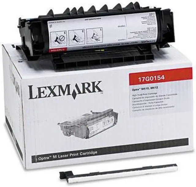 Alt view image 4 of 20 - Lexmark 17G0154 High-Yield Toner 15000 Page-Yield Black
