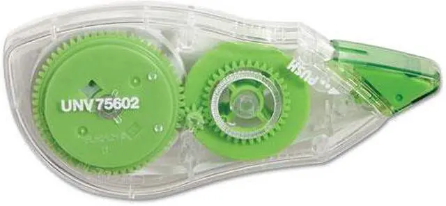 Main image of Correction Tape With Two-Way Dispenser, Non-Refillable, 1/5" X 472", 2