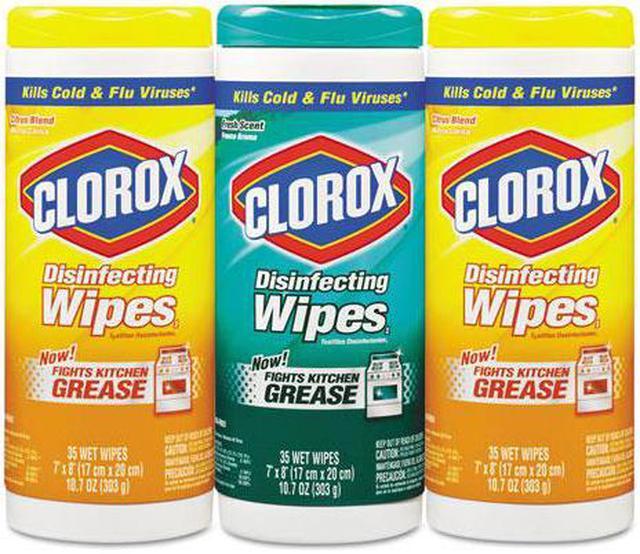 Alt view image 4 of 20 - Clorox 30112 Disinfecting Surface Cleaner Wipes Value Pack Scented 105 ct Total