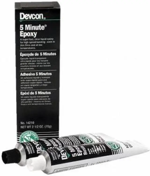 Main image of 2 Tubes 2.5Oz 5-Minuteepoxy Liqui