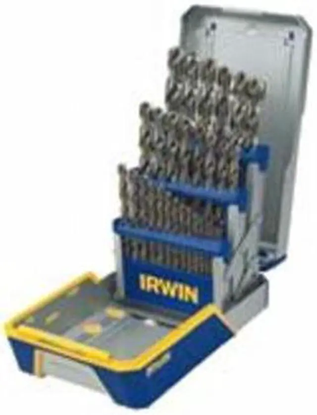 Alt view image 4 of 11 - Irwin Hanson 3018002 29-Piece Cobalt M-35 Metal Index Drill Bit Set