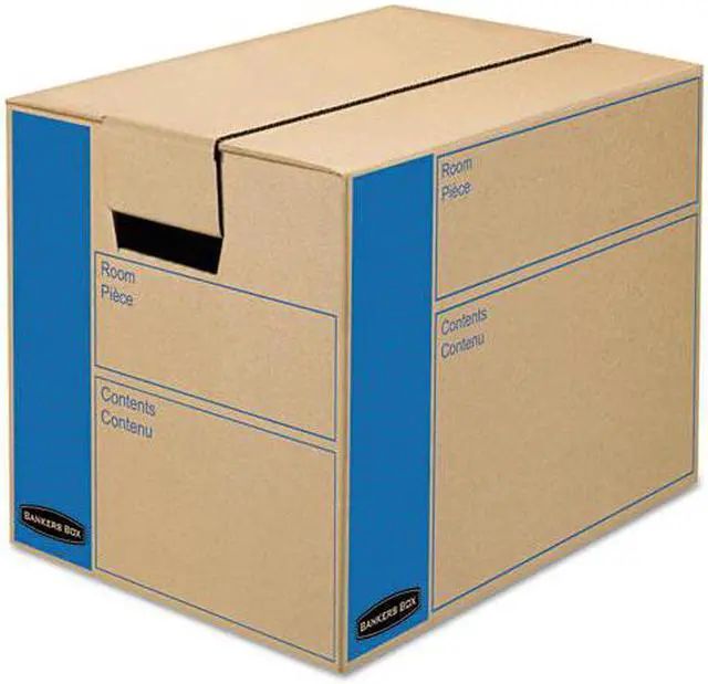 Main image of Bankers Box 0062701 SmoothMove Moving Storage Box- Extra Strength- Small- 12w x 16d x 12h- Kraft