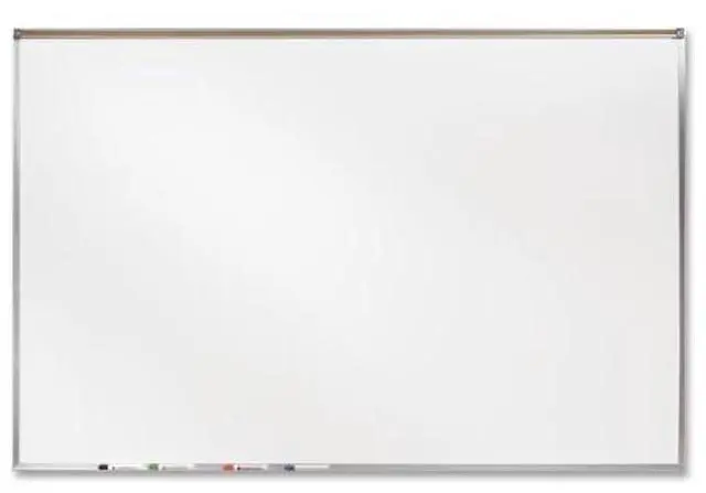 Alt view image 7 of 15 - Ghent 4' X 6' Feet Proma Porcelian Multimedia Boards Aluminum Framed Magnetic Projection / Markerboard With 1" Maprail