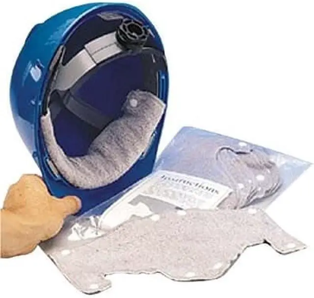 Alt view image 4 of 12 - MSA SAFETY 696688 Hard Hat Sweatband, (10/pkg), Terry Cloth, Gray