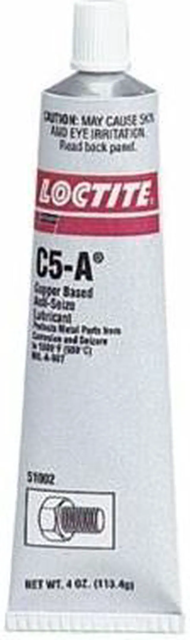 Alt view image 4 of 6 - LOCTITE 234194 General Purpose Anti-Seize, Copper Base, 4 oz, Tube, LB 8008,