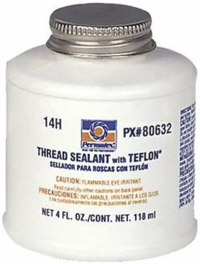 Alt view image 4 of 11 - Permatex 4 oz Thread Sealant With PTFE - White