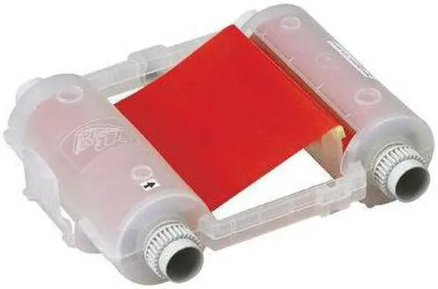 Alt view image 3 of 11 - BRADY 76741 Ribbon Cartridge, 4-1/8" W, 200 ft. L, White
