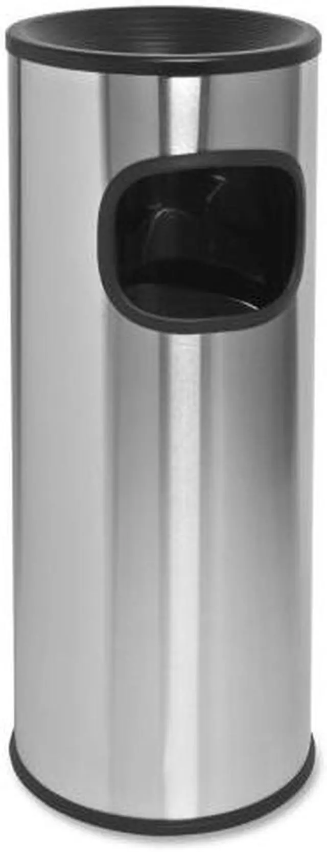 Alt view image 3 of 11 - Genuine Joe Ashtray Receptacle Fire-Safe 3 Gal. Stainless Steel 58883