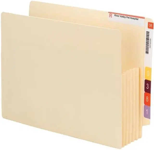 Alt view image 2 of 4 - Smead Manufacturing Company SMD75175 File Pockets- End Tab Conv- Ltr- 5-.25in. Exp- MLA