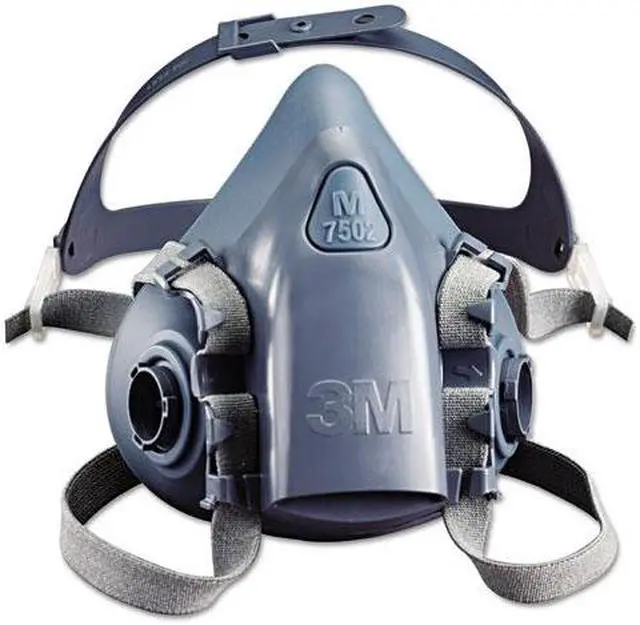 Alt view image 2 of 3 - 3M 37082 Professional Half Facepiece Respirator 7502 Silicone Mask (Medium)