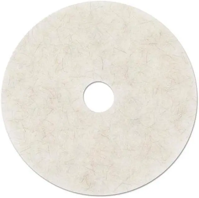 Alt view image 2 of 2 - 3M Corporation MCO 18210 20 Inch 3300 Nat Blend Hi-Speed Burnish Pad- White - Case of 5