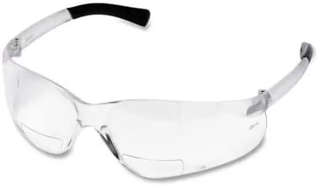 Alt view image 3 of 10 - Mcr Safety Bearkat Magnifier Safety Glasses, Clear Frame, Clear Lens BKH15
