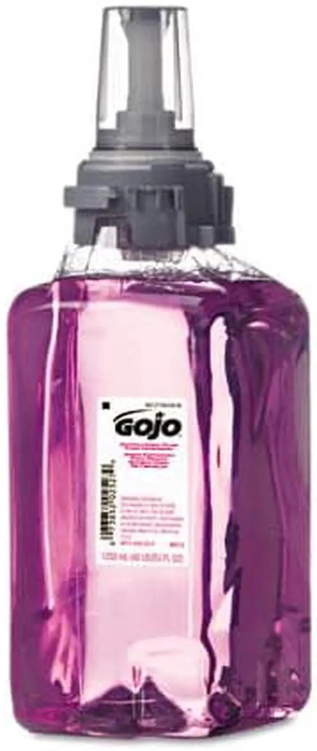 Alt view image 5 of 11 - Antibacterial Plum Foam Hand Wash, 1200Ml, Plum Scent, Clear Purple (Case of 3) GOJ881203CT