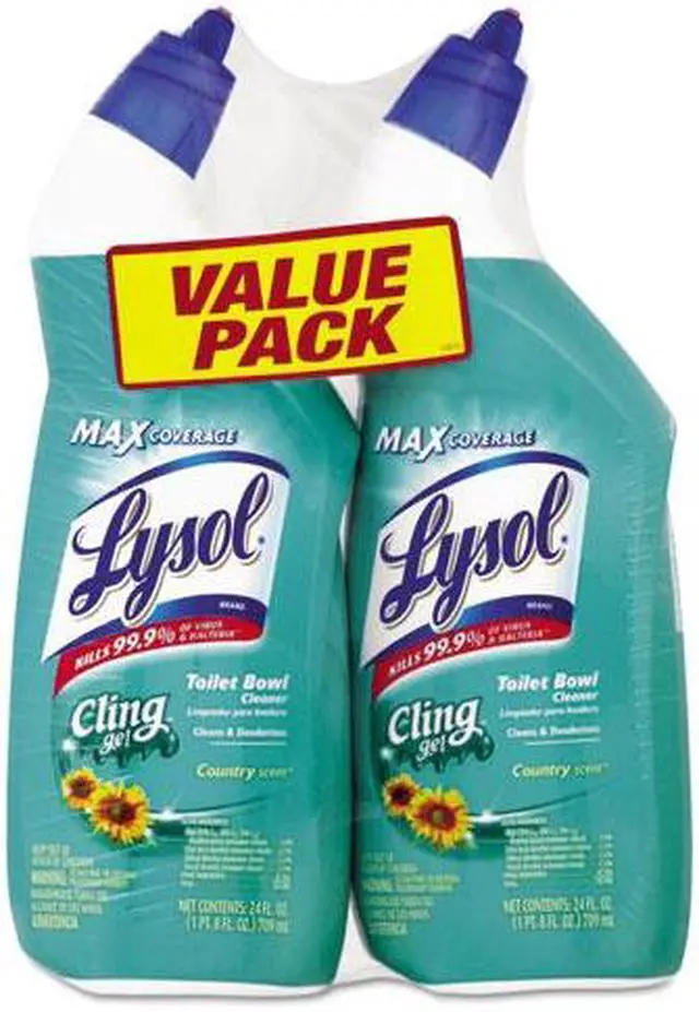 Alt view image 4 of 9 - Lysol Power & Fresh Toilet Bowl Cleaner Country Scent 24 oz Banded Pack 2