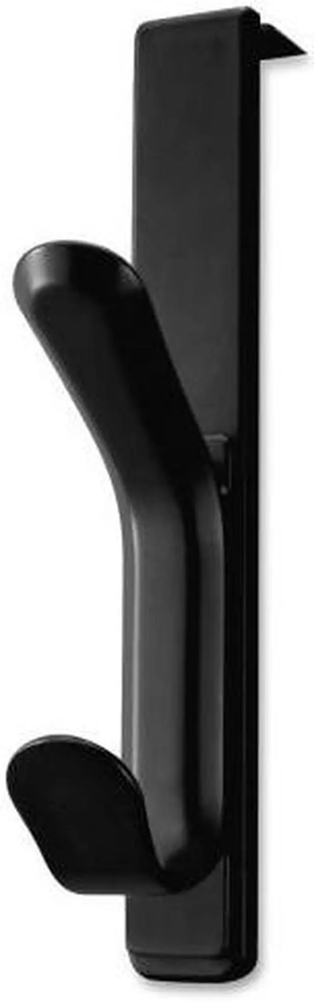 Alt view image 2 of 7 - Lorell Panel Double Coat Hook 36/BX Black 80665
