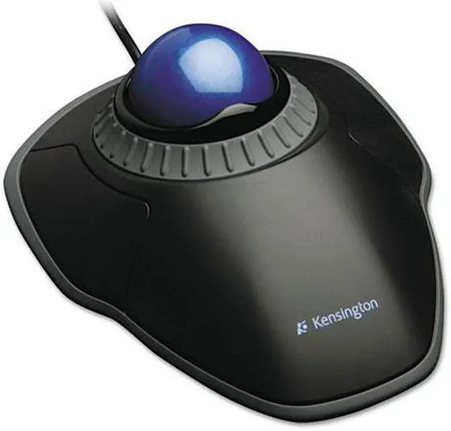 Main image of Orbit Trackball With Scroll Ring, Two Buttons, Black