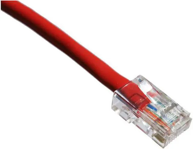 Alt view image 3 of 10 - Axiom C6NB-R7-AX Patch Cable - Rj-45 (M) To Rj-45 (M) - 7 Ft - Utp - Cat 6 - Stranded - Red