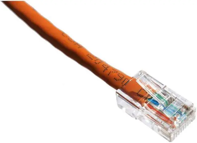 Alt view image 2 of 7 - Axiom C6NB-O5-AX Patch Cable - Rj-45 (M) To Rj-45 (M) - 5 Ft - Utp - Cat 6 - Stranded - Orange