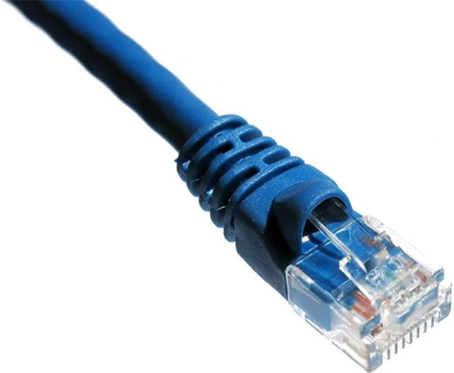 Alt view image 2 of 5 - Axiom AXG95783 Patch Cable - Rj-45 (M) To Rj-45 (M) - 15 Ft - Utp - Cat 6A - Molded, Snagless, Stranded - Blue