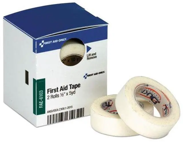 Alt view image 4 of 7 - First Aid Only Refill f/SmartCompliance Gen Business Cabinet First Aid Tape 1/2x5yd 2RL/BX FAE6103