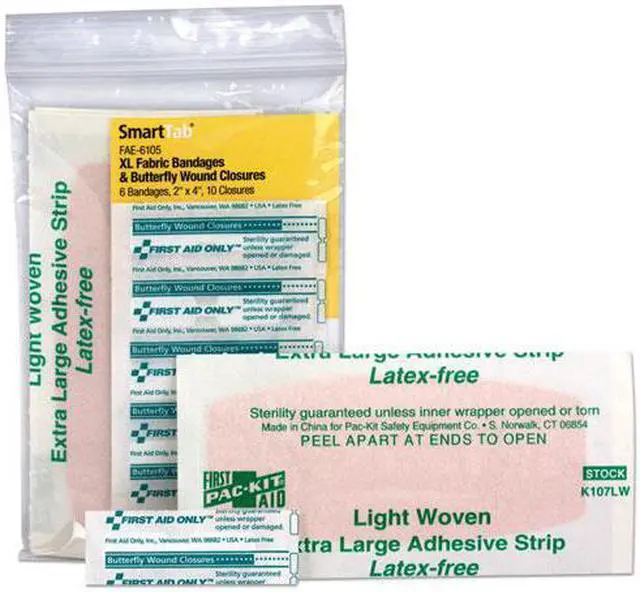 Alt view image 2 of 6 - First Aid Only Refill for SmartCompliance General Business Cabinet Bandages 16/Kit FAE6105