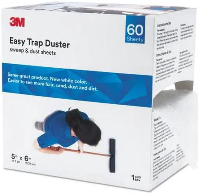 Alt view image 3 of 20 - 3M Easy Trap Duster 5" x 30ft White 60 Sheets/Box 59032W