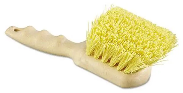Alt view image 2 of 12 - Boardwalk Utility Brush Polypropylene Fill 8 1/2" Long Tan Handle 4308