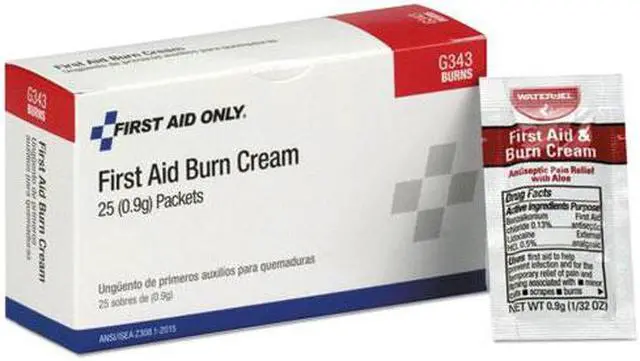 Alt view image 6 of 8 - FIRST AID ONLY G343GR Burn Cream,0.9g,25/Box