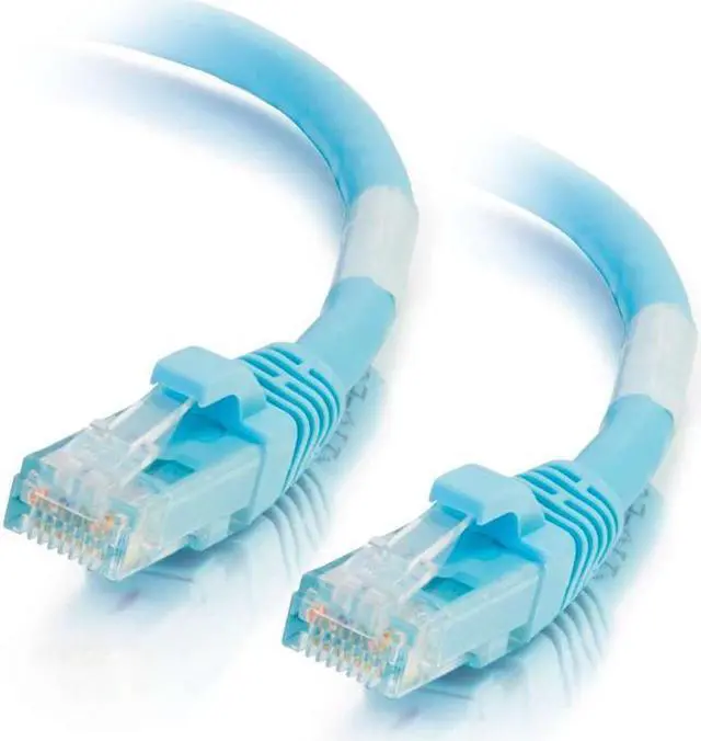 Alt view image 4 of 5 - C2G 00770 Cat6A Snagless Unshielded (Utp) Network Patch Cable - Patch Cable - Rj-45 (M) To Rj-45 (M) - 20 Ft - Utp - Cat 6A - Molded, Snagless, Stranded - Aqua