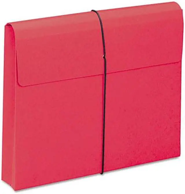 Alt view image 6 of 13 - Smead 2" Exp Wallet with String Letter Red 10/BX 77205